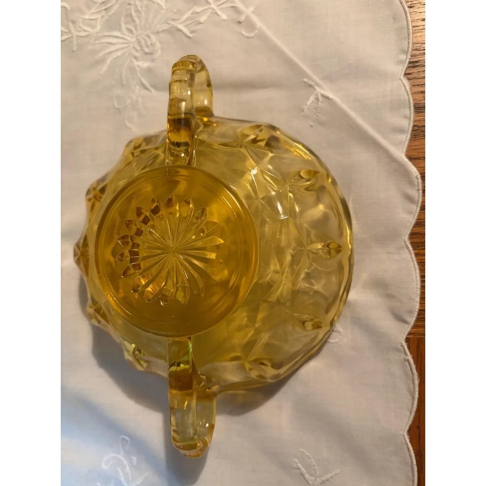 Vintage Amber Glass Candy Dish – MCM Honey Gold Bon Bon Bowl